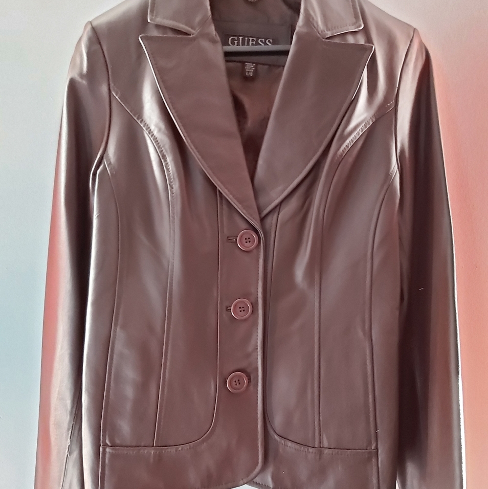 Guess Genuine Leather Jacket